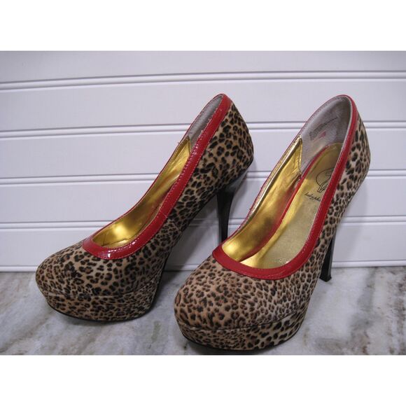 Baby Phat Womens Animal Print Stiletto Heels Size 8 - Picture 2 of 7